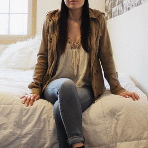 Tan LA Hearts Jacket